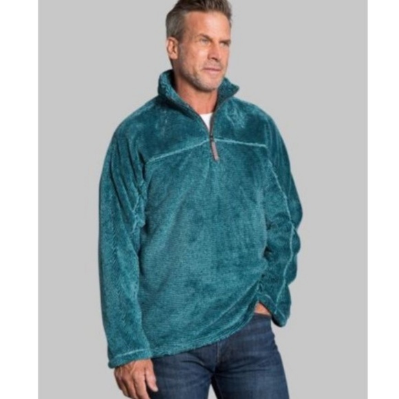 True Grit Luxe Fleece 1/4 Zip Pullover Sweater - Picture 5 of 6